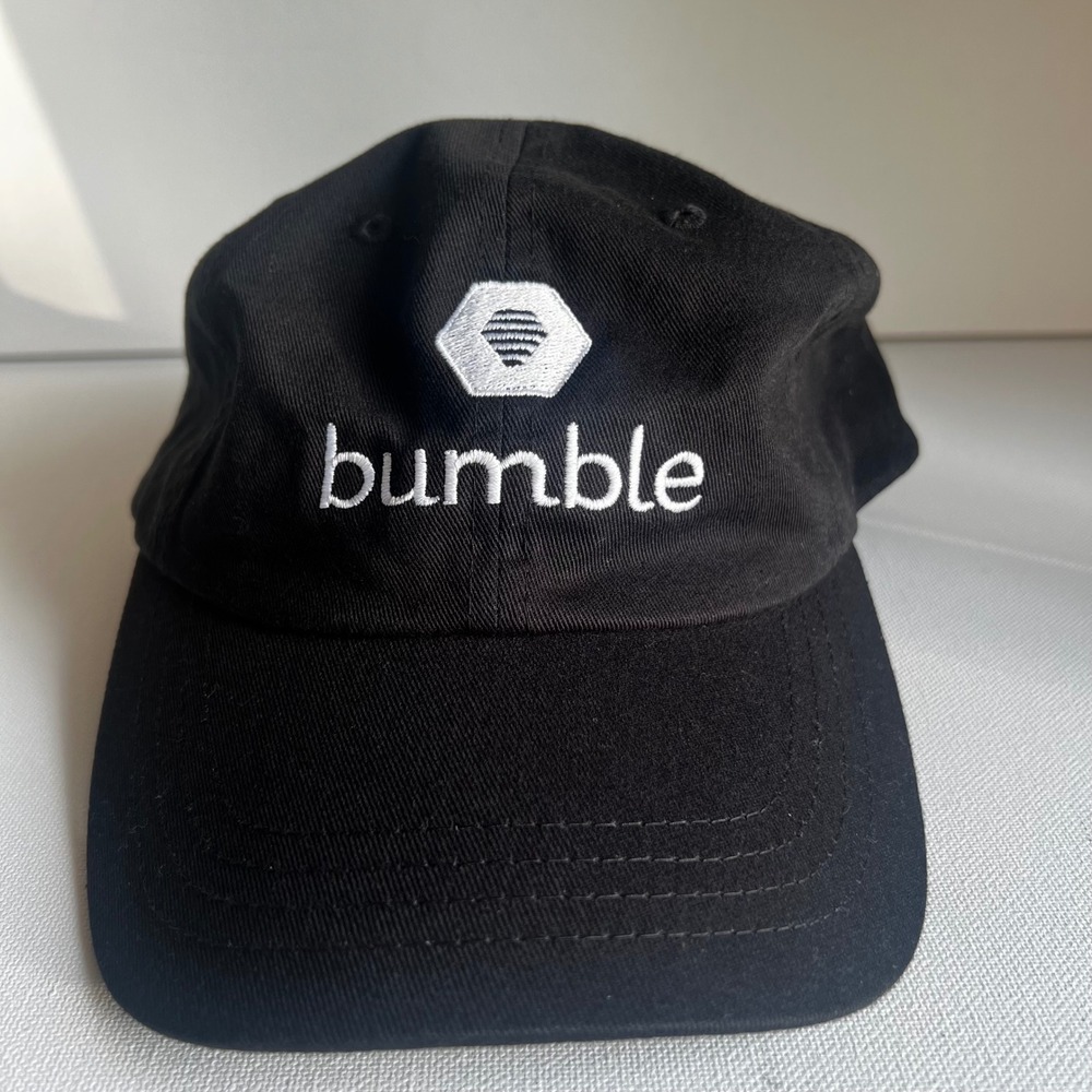 Bumble Dating App Logo Baseball Cap Hat Black Paramount Apparel One Size GAG